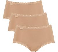 Sloggi Single-Jersey Damen-Hüftslip 24/7 Cotton Lace im 3er-Pack 38 haut