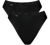 Sloggi Single-Jersey Damen-Slip Basic+ im 2er-Pack 46 schwarz