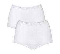 Sloggi Single-Jersey Damen-Taillenslip Basic+ im 2er-Pack 50 weiß
