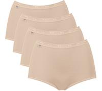 Sloggi Single-Jersey Damen-Taillenslip Basic+ im 4er-Pack 42 haut