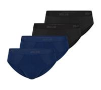 Sloggi - SLG Base - Slip/Unterhose - 4er Pack (L Marine/Charcoal)