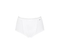 Sloggi Control Damen Tagwäsche Slip (ohne Bein) Taille white mit Spitzenbordüre 42