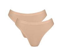 Tai-Slip SLOGGI "GO Sense", Damen, Gr. XXL, peanut butter, Single Jersey, Obermaterial: 88% Modal, 12% Elasthan, figurbetont, Unterhosen, Modalmix, weich, elastisch, flache Kanten (22166922-XXL) peanu