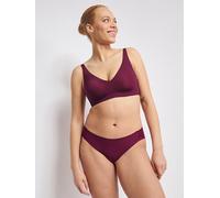 Sloggi Slip "ZERO feel 2.0" in Bordeaux - Größe L | Damen Unterteile