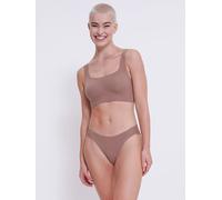 sloggi Damen Zero Feel 2.0 High Leg Underwear, Cacao, XXL