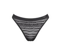 Sloggi String FREE Evolve – Spitze, Single Jersey – Damen Gr. 2 Schwarz