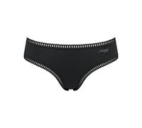 Hipster SLOGGI "GO Crush", Damen, Gr. XS, schwarz, Single Jersey, Obermaterial: 95% Baumwolle, 5% Elasthan, körpernah, Unterhosen, Spitze, elastisch, weich, Multipack, Baumwollmix (66914025-XS) schwar