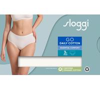 sloggi - sloggi GO Daily Cotton Midi 3P silk white - Gr. - S