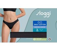 sloggi - sloggi GO Daily Cotton Mini 3P schwarz - Gr. - XS