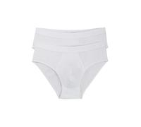 Midislip SLOGGI "Men 24/7", Herren, Gr. 7, weiß, Single Jersey, Obermaterial: 96% Baumwolle, 4% Elasthan, clean, unifarben, körpernah, Unterhosen, weich, atmungsaktiv, ohne Eingriff, Softbund, Baumwol