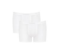 Sloggi Herren-Shorts sloggi men 24/7, 2er-Pack, Baumwolle, Weiß, XXL