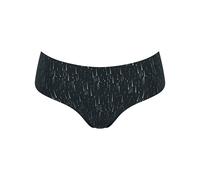 Hipster SLOGGI "ZERO Feel 2.0", Damen, Gr. XL, schwarz combination, Single Jersey, Obermaterial: 76% Polyamid, 24% Elasthan, Unterhosen, nahtlos und unsichtbar (92811463-XL) schwarz combination