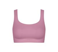 Bustier SLOGGI "Zero Feel 2.0", Damen, Gr. XXL, N-Gr, lila, Single Jersey, Obermaterial: 76% Polyamid, 24% Elasthan, modisch, BHs, nahtlos und unsichtbar, herausnehmbare Pads, dehnbar, Microfaser (507