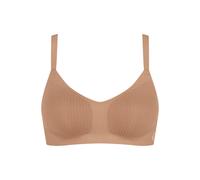 Soft-BH SLOGGI "ZERO Feel Pure Soft bra", Damen, Gr. XL, N-Gr, nostalgic braun, Single Jersey, Obermaterial: 54% Modal, 24% Polyamid, 22% Elasthan, BHs Soft-BH, natürlich und unsichtbar (92405547-XL)
