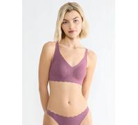 Soft-BH SLOGGI "ZERO Feel Bliss", Damen, Gr. L, N-Gr, lila clover, Spitze, Obermaterial: 76% Polyamid, 24% Elasthan, modisch, BHs, Stretch-Spitze, herausnehmbare Pads, atmungsaktiv (57254612-L) lila c