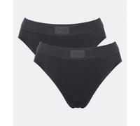 Sloggi 2P Double Comfort Tai Multi Schwarz Baumwolle 42 Damen