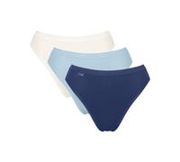 Slip SLOGGI "Basic+ Tai C3P", Damen, Gr. 44, multiple colours 20, Single Jersey, Obermaterial: 95% Baumwolle, 5% Elasthan, Unterhosen, perfekter Sitz (19330424-44) multiple colours 20