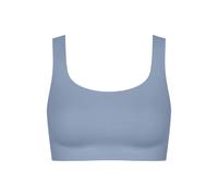 Bustier SLOGGI "Zero Feel 2.0", Damen, Gr. S, N-Gr, chambray, Single Jersey, Obermaterial: 76% Polyamid, 24% Elasthan, modisch, BHs, nahtlos und unsichtbar, herausnehmbare Pads, dehnbar, Microfaser (5