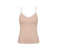 Sloggi Top mit abgerundetem V-Ausschnitt in Beige, Größe L