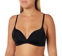 sloggi Women's Happy Micro P Padded Bra, Undurchsichtige, Black, L