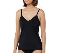 sloggi Women's Happy Micro Spaghetti Top Undershirt, Black, XS