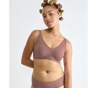 Sloggi Bralette ZERO Feel 2.0 – nahtlos, herausnehmbare Pads, Mikrofaser – Cacao L