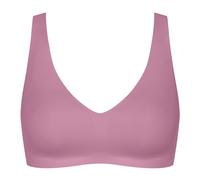 Soft-BH SLOGGI "ZERO Feel 2.0", Damen, Gr. L, N-Gr, lila, Single Jersey, Obermaterial: 76% Polyamid, 24% Elasthan, modisch, BHs, nahtlos, herausnehmbaren Pads, V-Ausschnitt, breite Träger, Microfaser 