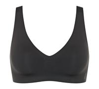 Sloggi Soft-BH Damen Zero Feel 2.0, nahtlos, V-Ausschnitt, herausnehmbare Pads, Schwarz XL