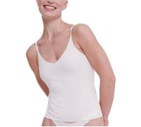 Unterhemd SLOGGI "NEU: ZERO Feel 2.0 Spaghetti Top" Gr. L, N-Gr, weiß (silk white) Damen Unterhemden (91950209-L) silk white