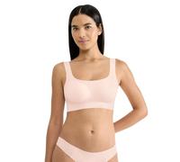 Bustier SLOGGI "ZERO Feel 2.0 Top", Damen, Gr. L, N-Gr, rosa (puff pink), Single Jersey, Obermaterial: 76% Polyamid, 24% Elasthan, BHs Bustier, nahtlos und unsichtbar (27432625-L) puff pink
