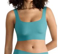BH-Hemd SLOGGI "ZERO Feel 2.0 Top", Damen, Gr. XS, N-Gr, quiet turquoise, Single Jersey, Obermaterial: 76% Polyamid, 24% Elasthan, modisch, BHs, nahtlos und unsichtbar (29485216-XS) quiet turquoise