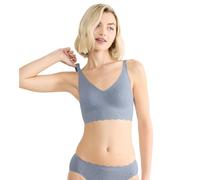 Sloggi BH ZERO Feel Bliss Bralette Blau/Grau Large Damen