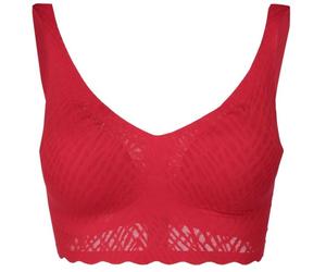 SLOGGI ZERO FEEL BLISS FESTIVE BRALETTE Bügelloser BH, rot, größe XS