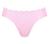 Sloggi Damen-Slip ZERO Feel Bliss High Leg – unsichtbar, Spitzenoptik, floral pink, Größe M