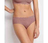 Hipster SLOGGI "ZERO Feel Bliss", Damen, Gr. M, braun (cacao), Spitze, Obermaterial: 76% Polyamid, 24% Elasthan, körpernah, Unterhosen, mit Stretch-Spitze, superweich, atmungsaktiv (85642362-M) cacao