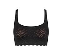 sloggi Zero Feel Bliss Top - Damen - Gr. L - schwarz/jacquard