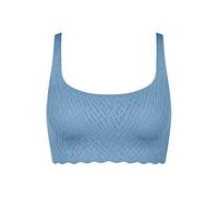 sloggi Zero Feel Bliss Top - Damen - Gr. XL - blau/jacquard