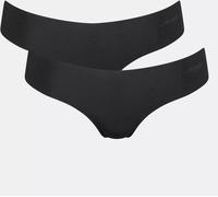 sloggi Damen Zero Microfibre 2.0 HHipstring 2P String, Black, XS