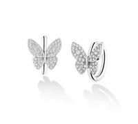 SLOONG Ohrringe Silber 925 für Damen Mädchen Silber Hängende Schmetterling Purelei Ohrringe Creolen Schmuck Geburtstagsgeschenk für Teenager Mädchen Geschenke 3 4 5 6 7 8 9 10 11 12 13 15 16 Jahre