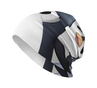 Slouchy Beanie mit niedlichem Pinguin-Druck, Strickmütze, leicht, lässig, Kopfbedeckung für Damen und Herren, Süßer Pinguin, Einheitsgre