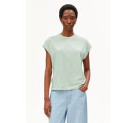 Armedangels - SLUB JERSEY STRIPE T-SHIRT oatmilk-foam - Gr. - M