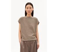 Armedangels - SLUB JERSEY STRIPE T-SHIRT sand stone-dried palm - Gr. - XL