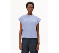 ARMEDANGELS SLUB JERSEY STRIPE Damen T-Shirt aus Bio-Baumwolle oatmilk-dynamo blue XXL