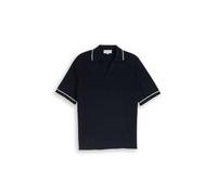 slub knit polo M