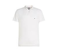 Poloshirt TOMMY HILFIGER "SLUB OXFORD PIQUE REG POLO", Herren, Gr. XL, ivory petal, weiß, Piquu00e9, Obermaterial: 100% Baumwolle, casual, regular fit, Kurzarm, Shirts (69640355-XL) ivory petal, weiß