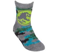 Slumber Hut Jurassic World Herrensocken für Jungen und Herren, warm, passende Familiensocken, 1 Paar, Jungen, 8-10 Years