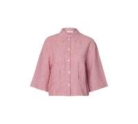 Slwcleo Reg 3/4 Linen Blen Crop Shir Nos
