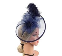 SLXLYH Schöne Schmetterlings-Stirnbänder, lustige Mädchen-Kopfbedeckung, Make-up, weicher Haarreif für Damen, Mädchen, Hochzeit, Party (Marineblau)