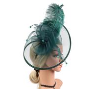 SLXLYH Schöne Schmetterlings-Stirnbänder, lustige Mädchen-Kopfbedeckung, Make-up, weicher Haarreif für Damen, Mädchen, Hochzeit, Party (Schwarz/Grün)