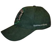Slytherin Cap - Faux Suede - BOTTLE GREEN - One Size
